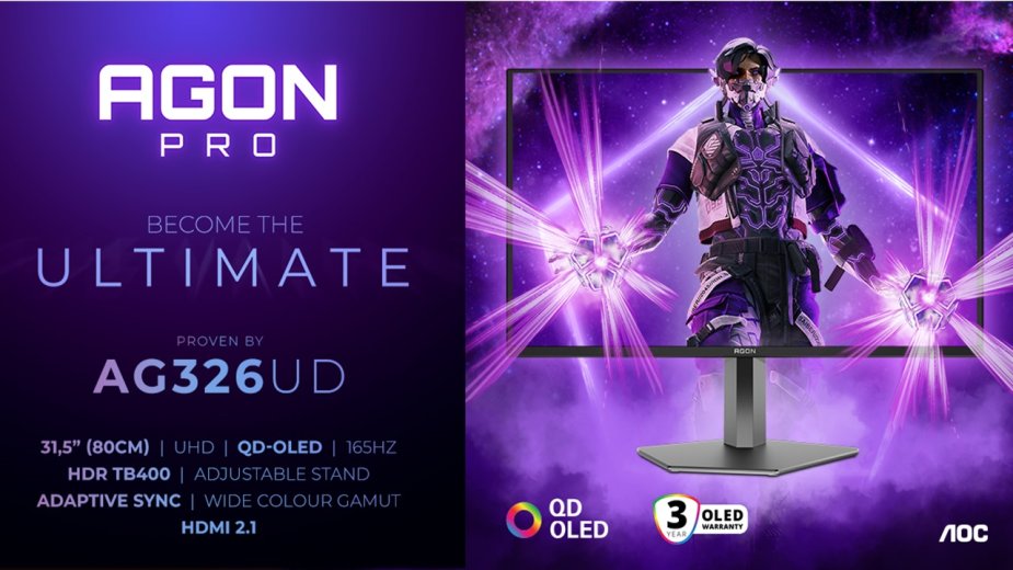 AGON prezentuje nowe monitory gamingowe QD-OLED
