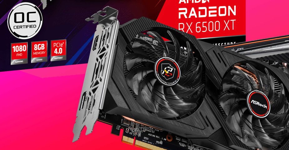 ASRock wypuszcza Radeona RX 6500 XT z podwojoną pojemnością VRAM-u