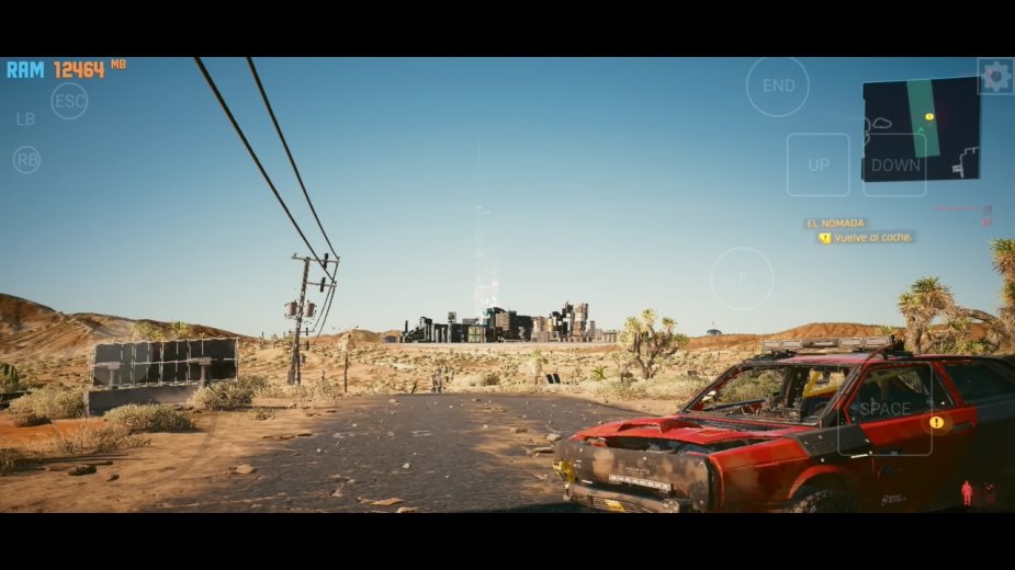 Cyberpunk 2077 odpalony na gamingowym smartfonie z 18 GB RAM