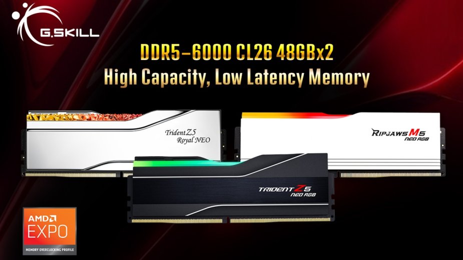 Pamięć G.Skill 48 GB x2 osiąga 6000 MT/s i wynosi platformę AM5 na nowy poziom