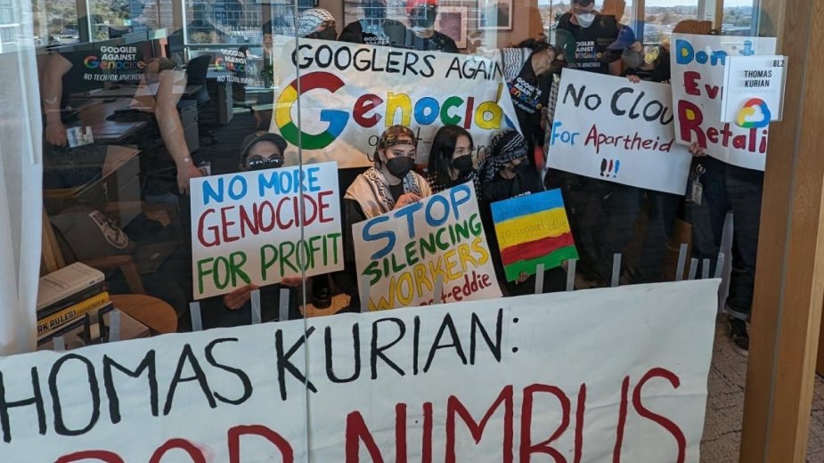 Google zwalnia 28 pracowników za protest przeciwko umowie z Izarelem