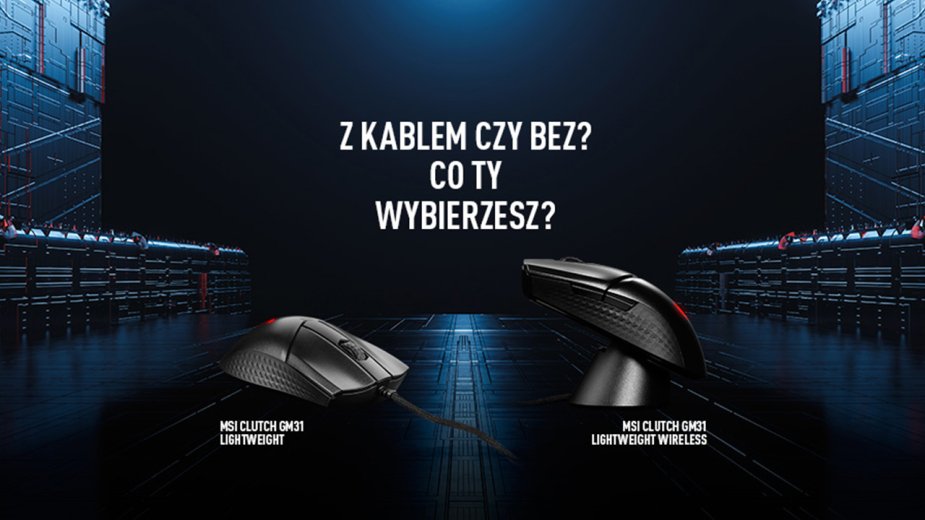 MSI prezentuje CLUTCH GM31 LIGHTWEIGHT WIRELESS. Nowa myszka bezprzewodowa