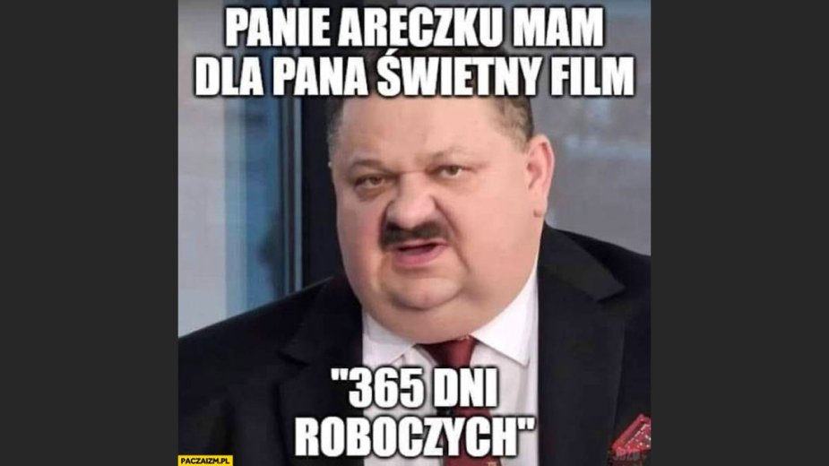 Panie Areczku... Bohater memów powiedział dość i kieruje sprawę do sądu