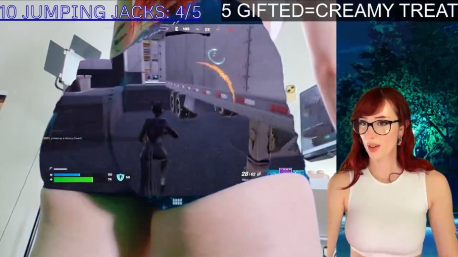 Twitch zakazuje skupiania się na miejscach intymnych. Nawet w ubraniu...