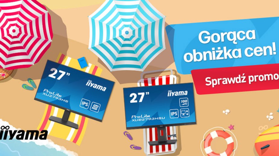 Wakacyjna promocja iiyama! Świetne monitory biurowe w obniżonych cenach!