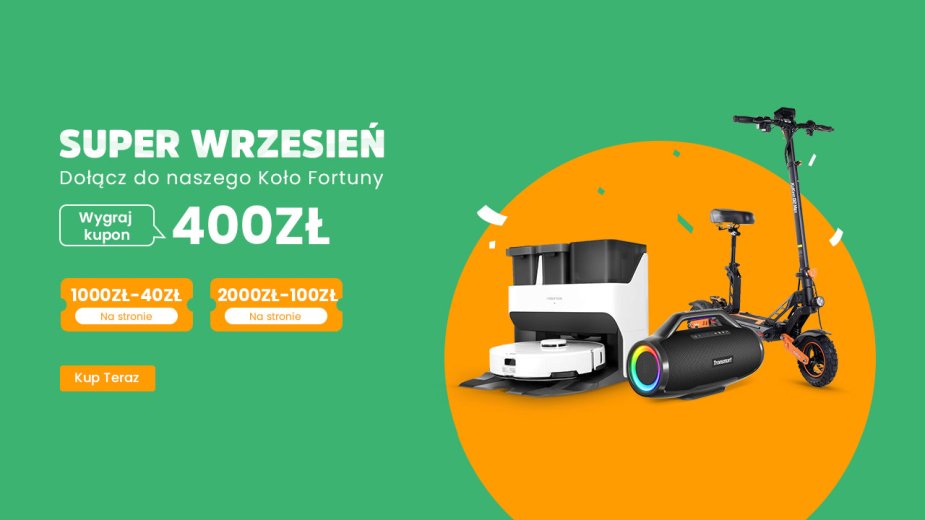 Wrześniowa promocja w Geekbuying. Zgarnij sprzęt elektroniczny w super promocjach!