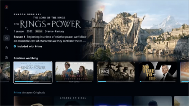 Amazon odświeża Prime Video. Nowy interfejs przypomina Netflixa