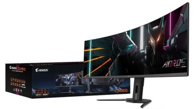 Gigabyte Aorus CO49DQ -  niesamowicie szeroki monitor OLED do gier z ochroną przeciw wypalaniu