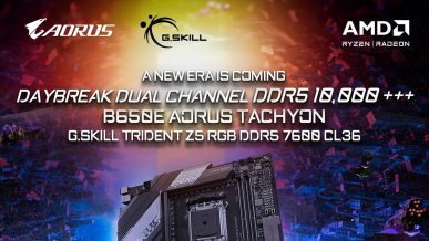 Gigabyte wykręca pamięci DDR5 10346 MHz dzięki APU AMD Ryzen 7 8700G na płycie B650E AORUS Tachyon