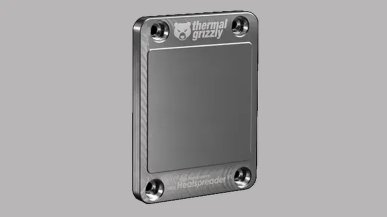 Nowy rozpraszacz ciepła Thermal Grizzly obiecuje obniżenie temperatury CPU o prawie 15 stopni C.