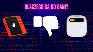 Rabbit R1 i Humane AI Pin rozłożone na części, ich wnętrze rozczarowuje, ale to było do przewidzenia