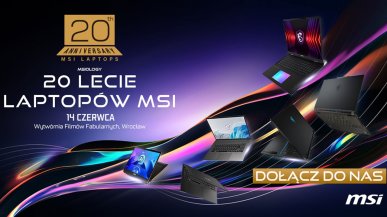 Świętuj 20 lat laptopów MSI we Wrocławiu. Poznaj historię, zobacz przyszłość i wygraj nagrody