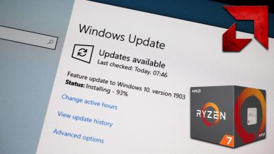 Windows 10 1903 - test poprawek schedulera dla procesorów AMD Ryzen