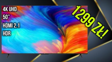 50-calowy telewizor 4K UHD za 1299 zł! Takiej promocji jeszcze nie było!