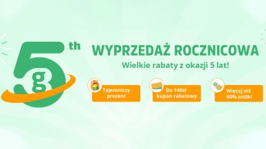 5. rocznica Geekbuying. Mnóstwo sprzętu w promocji!
