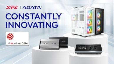 ADATA zdobyła trzy nagrody Red Dot Design Awards 2024