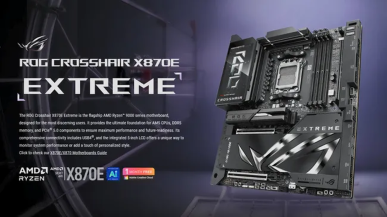 Asus prezentuje ROG Crosshair X870E Extreme. Ekstremalna płyta w ekstremalnej cenie