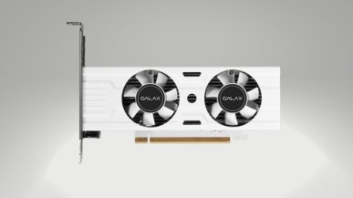 Galax wypuścił RTX 3050 6GB w odsłonie Low-Profile z białą osłoną chłodzenia i PCB