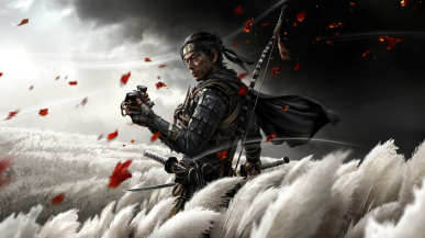 Ghost of Tsushima z jednoczesną obsługą upscalingu DLSS i generowania klatek od AMD