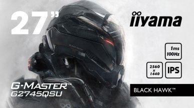 iiyama przyspiesza monitory z serii Black Hawk. Budżetowe modele dla graczy z panelami IPS 100 Hz