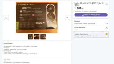 Kupił GPU i go oszukali. Jest odpowiedź prokuratury