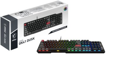MSI ujawnia nową serię mechanicznych klawiatur dla graczy: VIGOR GK41