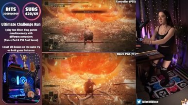 Musicie to zobaczyć. Pokaz możliwości streamerki w Elden Ring