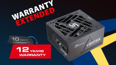 Seasonic przedłuża gwarancję na zasilacze Vertex z 10 do 12 lat