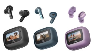 Słuchawki JBL Live Buds 3, Live Beam 3 i Live Flex 3 z obsługą ANC i etui z wyświetlaczem