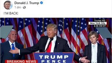 "Wróciłem". Donald Trump po 2 latach powrócił na Facebooka i YouTube